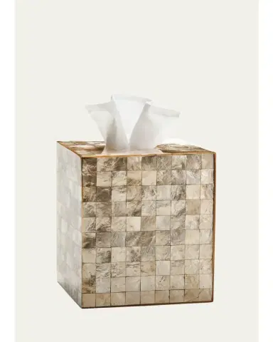 Labrazel Capiz Champagne Tissue Box Cover | Thumbnail 1