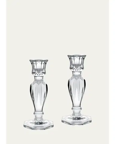 William Yeoward Crystal Mimi Candlestick Holders, Set of 2 | Thumbnail 1