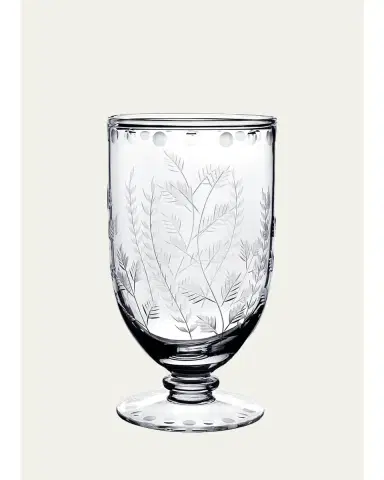 William Yeoward Crystal Fern Footed 7" Vase | Thumbnail 1
