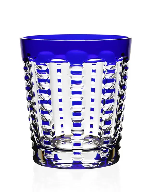 William Yeoward Crystal Lulu Sapphire Double Old-Fashioned Glass