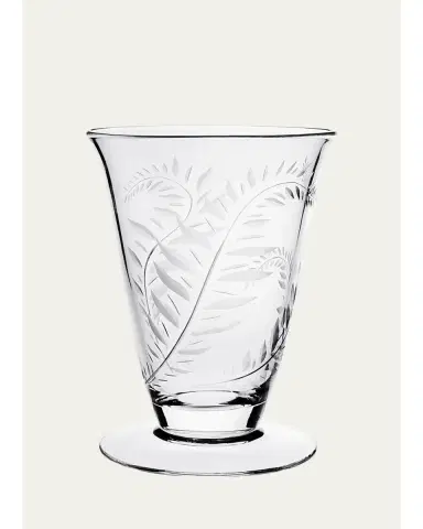 William Yeoward Crystal Jasmine Footed Vase, 11" | Thumbnail 1