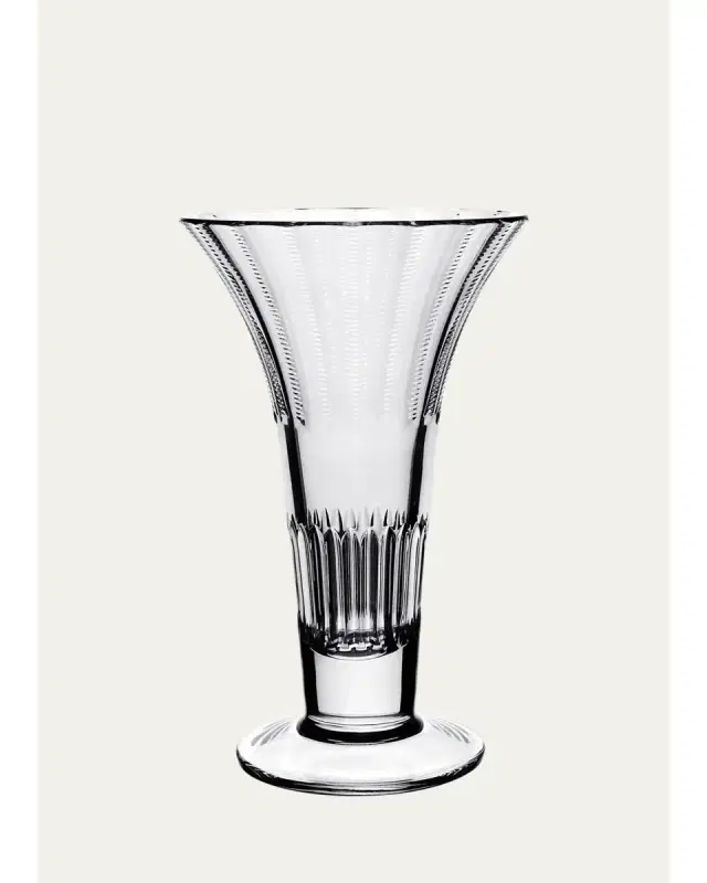 William Yeoward Crystal Karen Trumpet Vase, 11"