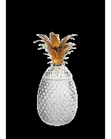 William Yeoward Crystal Isadora 26" Gold Pineapple Limited Edition Centerpiece | Thumbnail 2