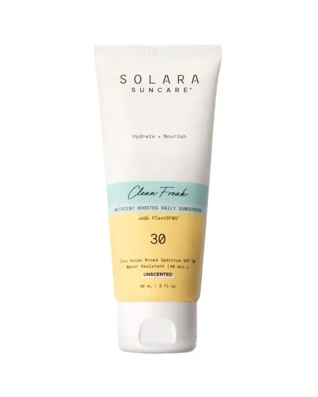 Solara Suncare Clean Freak Sunscreen Moisturizer - Unscented, 3 oz. / 88.7 mL