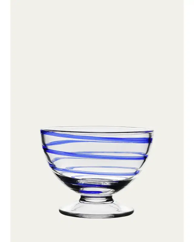 William Yeoward Crystal Bella Blue Nut Bowl