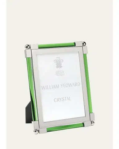 William Yeoward Crystal New Classic Green Frame, 5 x 7 | Thumbnail 1