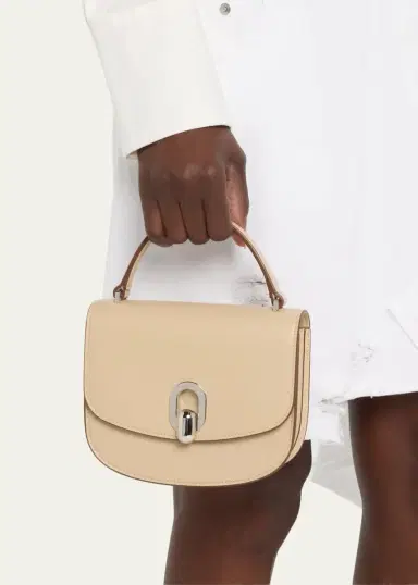 Savette Tondo Mini Leather Top-Handle Bag | Thumbnail 2 Savette Tondo Mini Leather Top-Handle Bag | Thumbnail 2