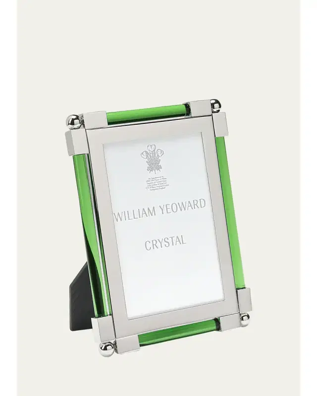 William Yeoward Crystal New Classic Green Frame, 4 x 6