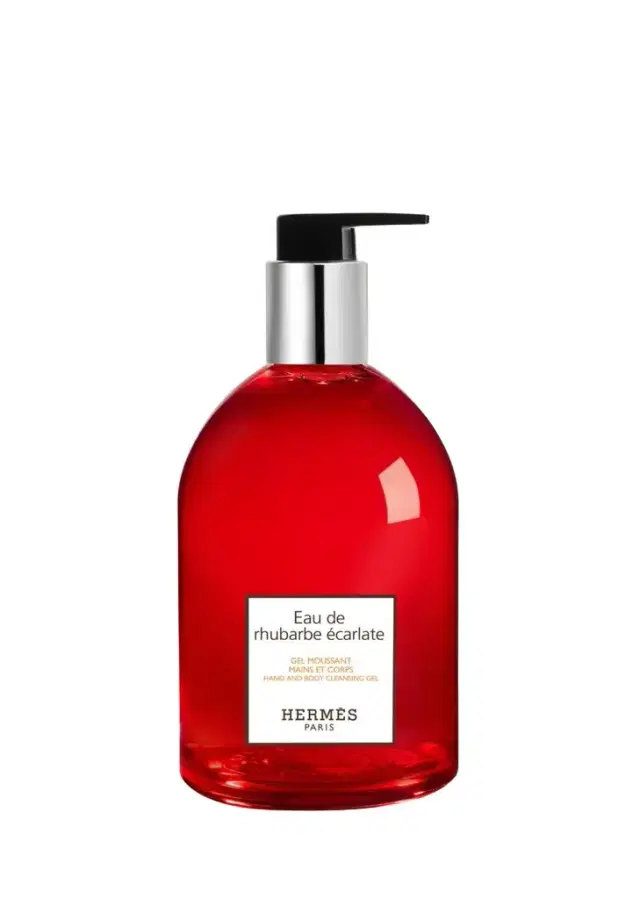 HERMÈS Eau de Rhubarbe Écarlate Hand and Body Cleansing Gel, 10.1 oz.