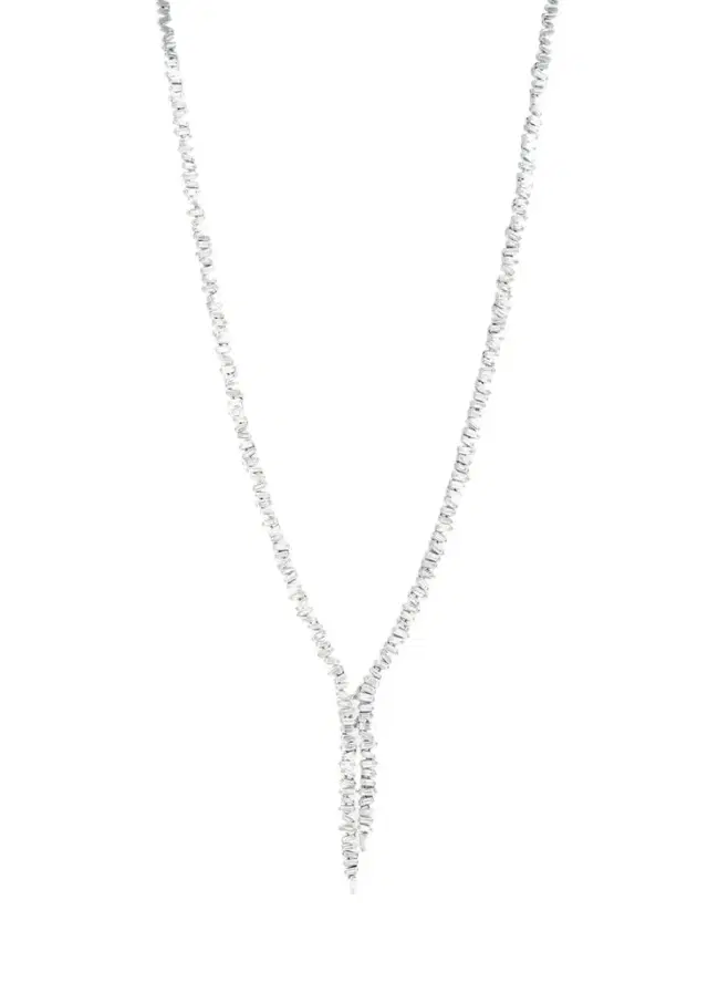 Suzanne Kalan 18K White Gold Classic Diamond Bolero Necklace
