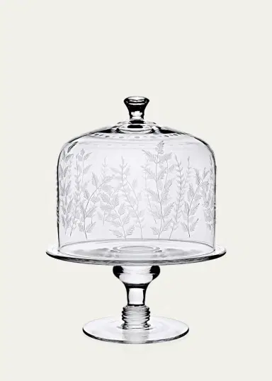 William Yeoward Crystal Fern Cake Dome | Thumbnail 2 William Yeoward Crystal Fern Cake Dome | Thumbnail 2