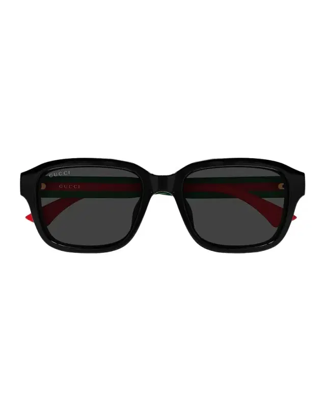 Gucci Men's GG2120SA New Pop Web Square Recycled Acetate Sunglasses