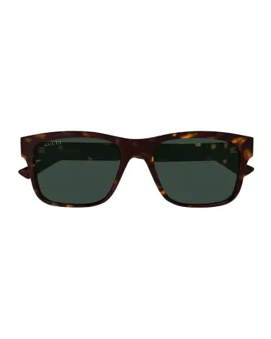 Gucci Men's Gg2085S Vertical Web Square Injection Sunglasses | Thumbnail 1