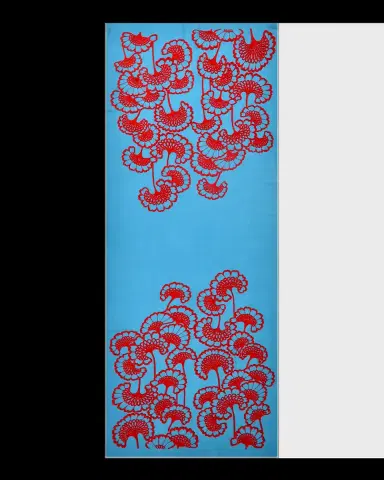 JANAVI INDIA Velour Bloom Merino Wool Scarf | Thumbnail 2 JANAVI INDIA Velour Bloom Merino Wool Scarf | Thumbnail 2