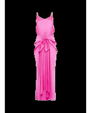 JW Anderson Sleeveless Knotted Crinkle Silk Maxi Dress | Thumbnail 2 JW Anderson Sleeveless Knotted Crinkle Silk Maxi Dress | Thumbnail 2