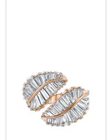 Anita Ko 18k Rose Gold & Diamond Palm Leaf Wrap Ring | Thumbnail 2