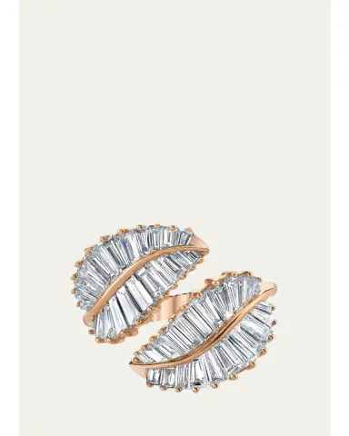 Anita Ko 18k Rose Gold & Diamond Palm Leaf Wrap Ring | Thumbnail 1