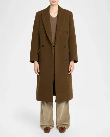 The Row Bamira Wool Double-Breasted Long Coat | Thumbnail 2