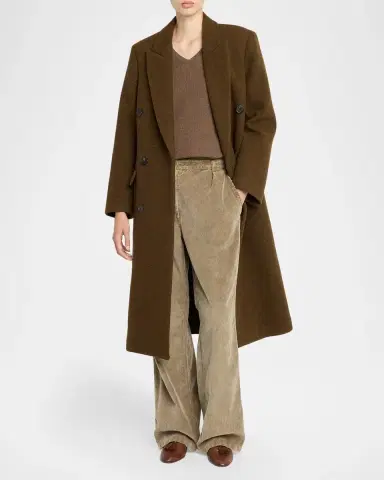 The Row Bamira Wool Double-Breasted Long Coat | Thumbnail 4