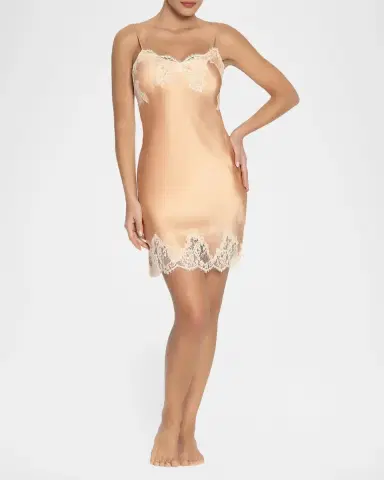 Lise Charmel Splendeur Soie Lace-Trim Silk Nighty | Thumbnail 2 Lise Charmel Splendeur Soie Lace-Trim Silk Nighty | Thumbnail 2