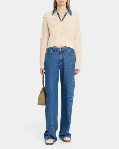 Cinq à Sept Carina Wide-Leg Denim Jeans | Thumbnail 2
