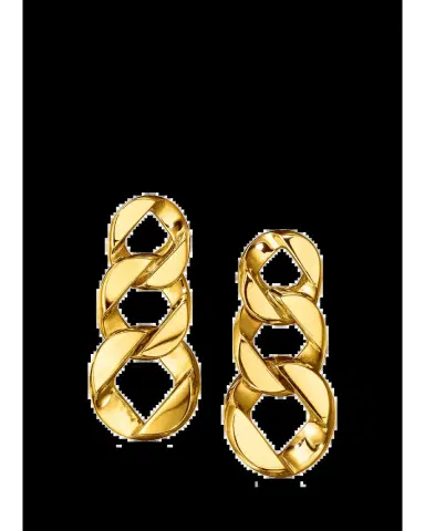 VERDURA 18K Yellow Gold Curb-Link Piccolo Clip-On Earrings | Thumbnail 2
