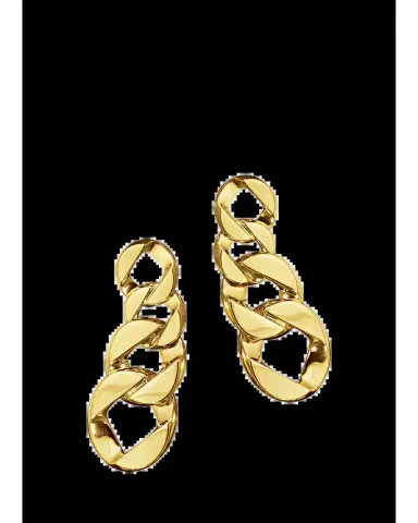 VERDURA 18K Yellow Gold Curb-Link Clip-On Earrings | Thumbnail 2
