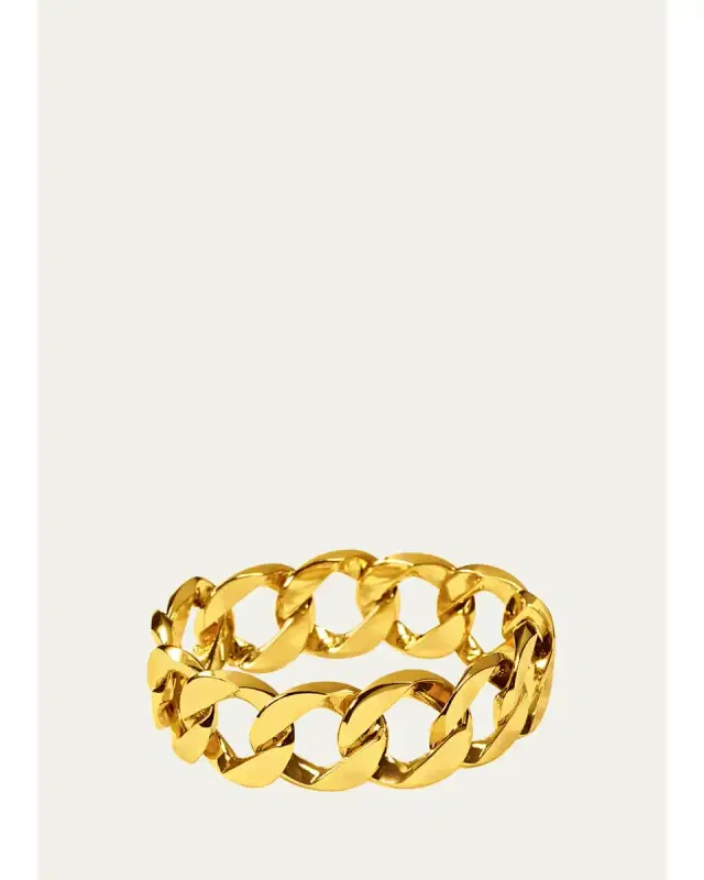 VERDURA 18K Yellow Gold Curb-Link Bracelet, 7.75"L