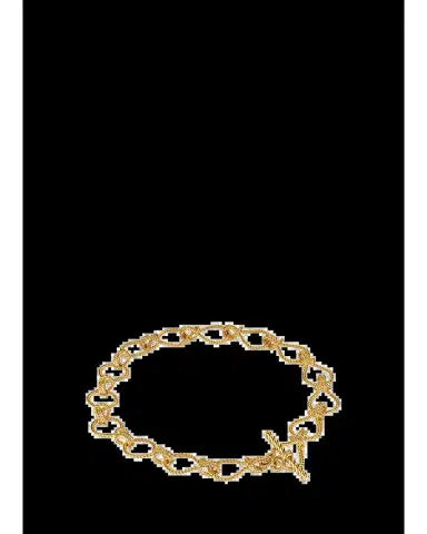VERDURA 18K Yellow Gold Diamond Toggle Rope Link Bracelet | Thumbnail 2