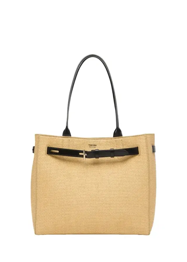 Tom Ford Audrey Large Raffia Tote Bag