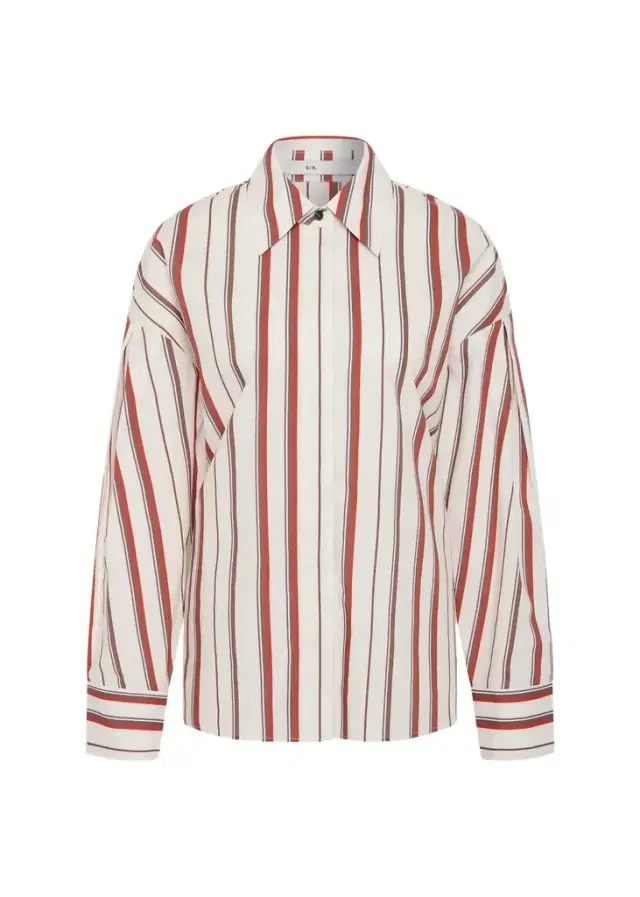 SIR. Alva Long-Sleeve Oversized Poplin Shirt