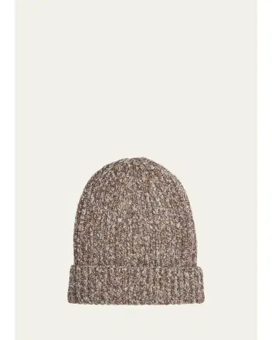Brunello Cucinelli Sequin-Embellished Cashmere Beanie | Thumbnail 1