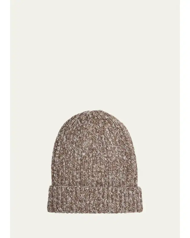 Brunello Cucinelli Sequin-Embellished Cashmere Beanie