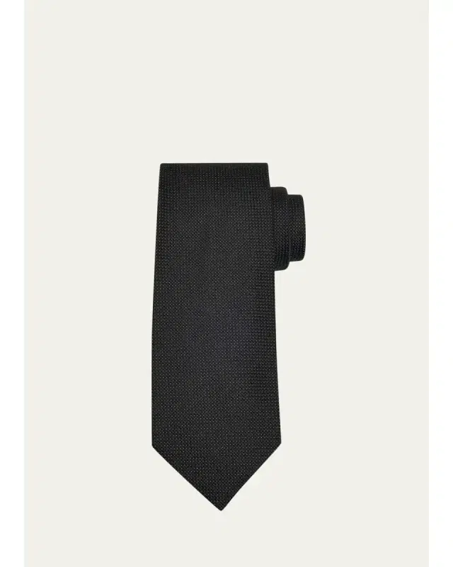Tom Ford Men's Tonal Textured Silk Tie