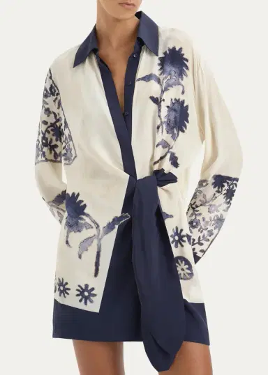 SIR. Phillipa Tie-Waist Mini Shirtdress | Thumbnail 5 SIR. Phillipa Tie-Waist Mini Shirtdress | Thumbnail 5