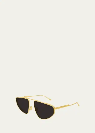Bottega Veneta Geometric Aviator Sunglasses | Thumbnail 2
