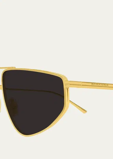 Bottega Veneta Geometric Aviator Sunglasses | Thumbnail 3