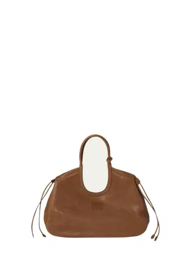 Miu Miu Ivy Leather Shopping Tote Bag | Thumbnail 1