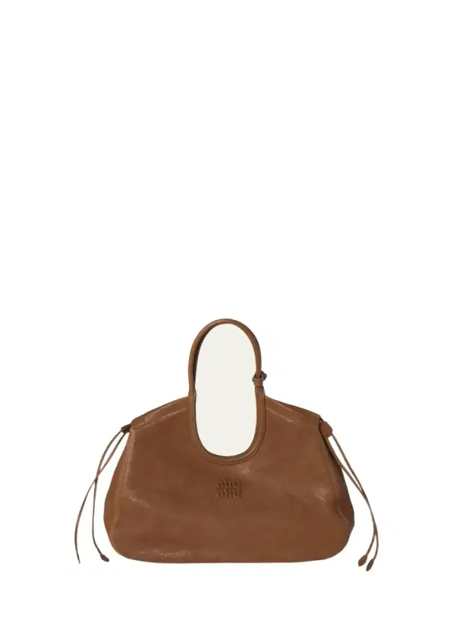 Miu Miu Ivy Leather Shopping Tote Bag