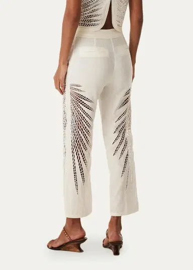 ViX Danna Eyelet Embroidered Cropped Pants | Thumbnail 3