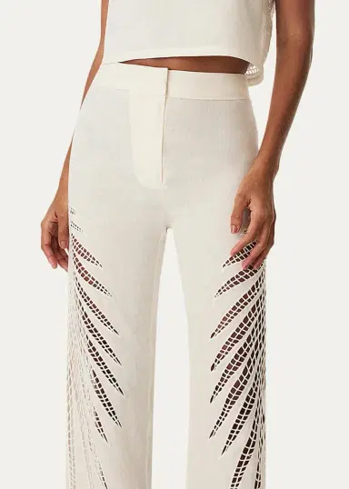ViX Danna Eyelet Embroidered Cropped Pants | Thumbnail 4