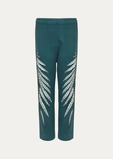 ViX Danna Eyelet Embroidered Cropped Pants | Thumbnail 5