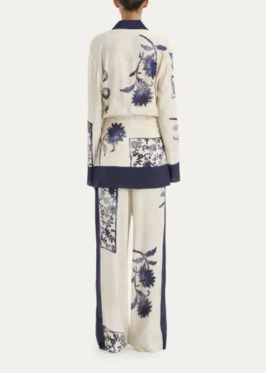 SIR. Phillipa Silk-Blend Wide-Leg Trousers | Thumbnail 3 SIR. Phillipa Silk-Blend Wide-Leg Trousers | Thumbnail 3