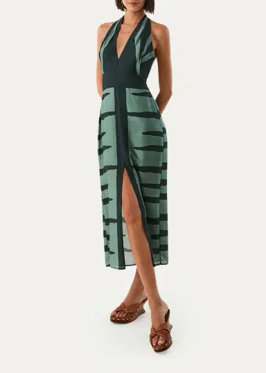 ViX Ina Halter Midi Dress | Thumbnail 2