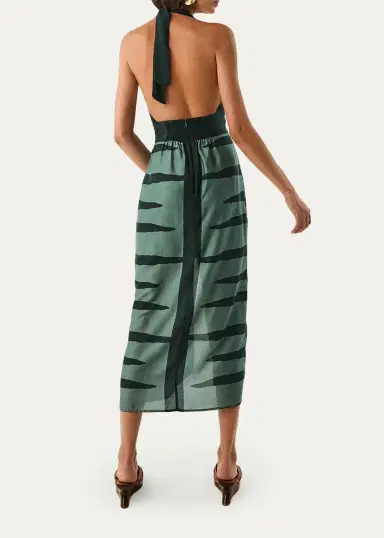 ViX Ina Halter Midi Dress | Thumbnail 3