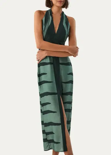 ViX Ina Halter Midi Dress | Thumbnail 4