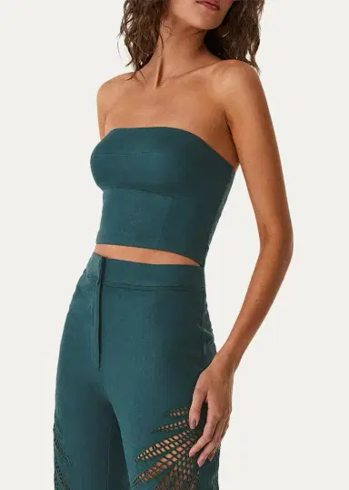 ViX Danna Strapless Crop Top | Thumbnail 4