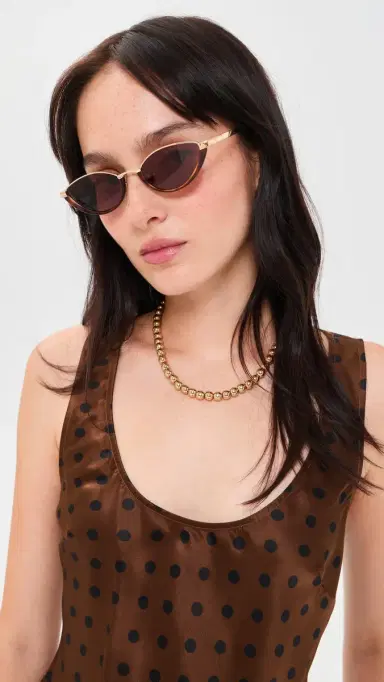 Luv Lou The Lia Sunglasses Havana One Size | Thumbnail 3 Luv Lou The Lia Sunglasses Havana One Size | Thumbnail 3