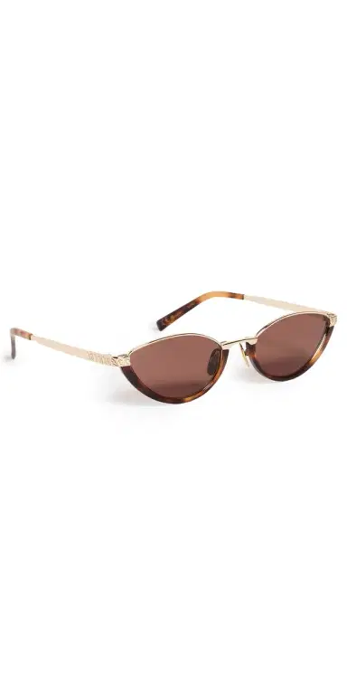 Luv Lou The Lia Sunglasses Havana One Size | Thumbnail 1 Luv Lou The Lia Sunglasses Havana One Size | Thumbnail 1