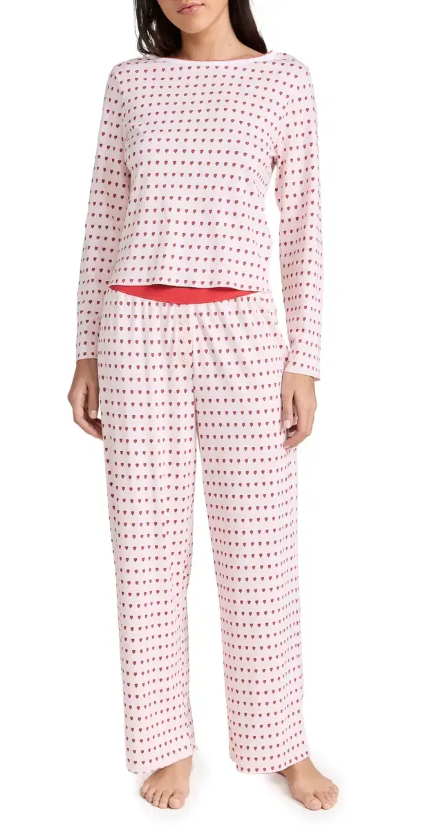 Cozyland by Morgan Lane Ellie ajama Set Blush